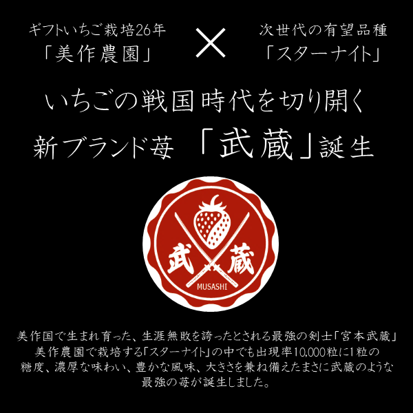 新ブランド】武蔵「極」（スターナイト）【1月下旬～2月下旬】 | 岡山